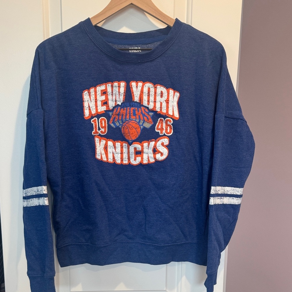 Never worn!! New York Knicks Blue Sweatshirt